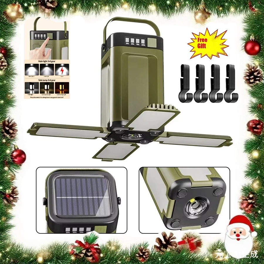 Outdoor Power For Christmas Lights - Christmas Outdoor Solar Light Rechargeable Flashlight