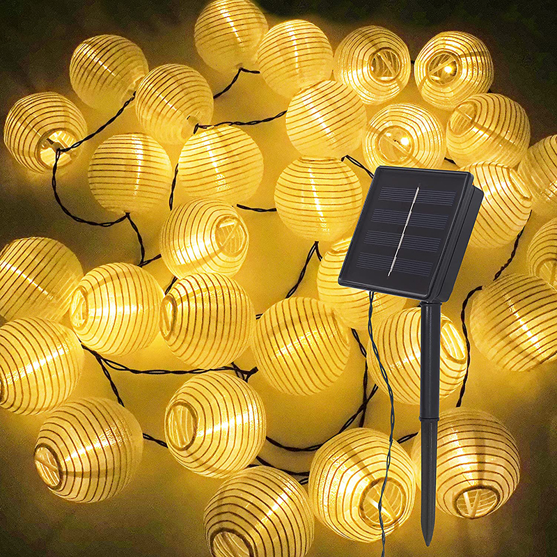 Waterproof Lantern Solar Strin – обзор и цена Outdoor Power For Christmas Lights