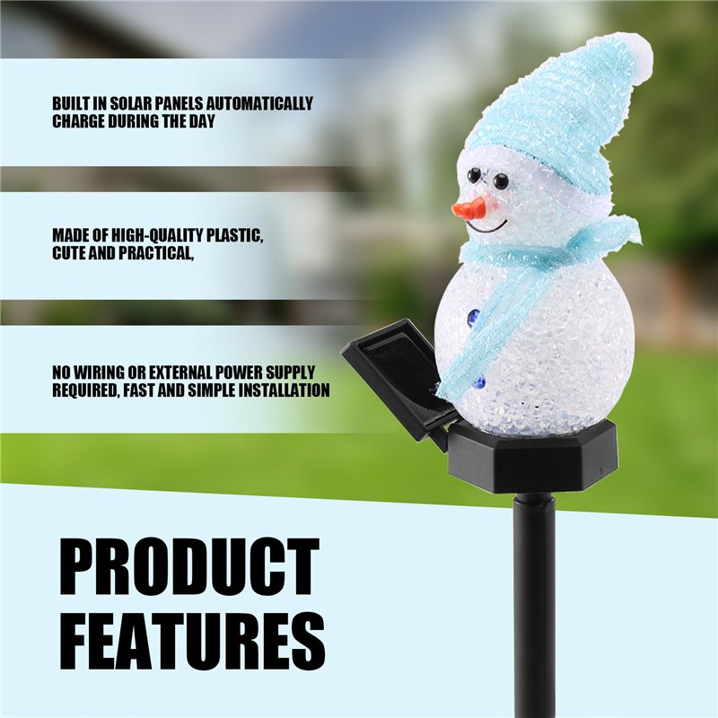 AT29-Snowman Solar Lights Chri – обзор и цена Outdoor Solar Power Xmas Lights