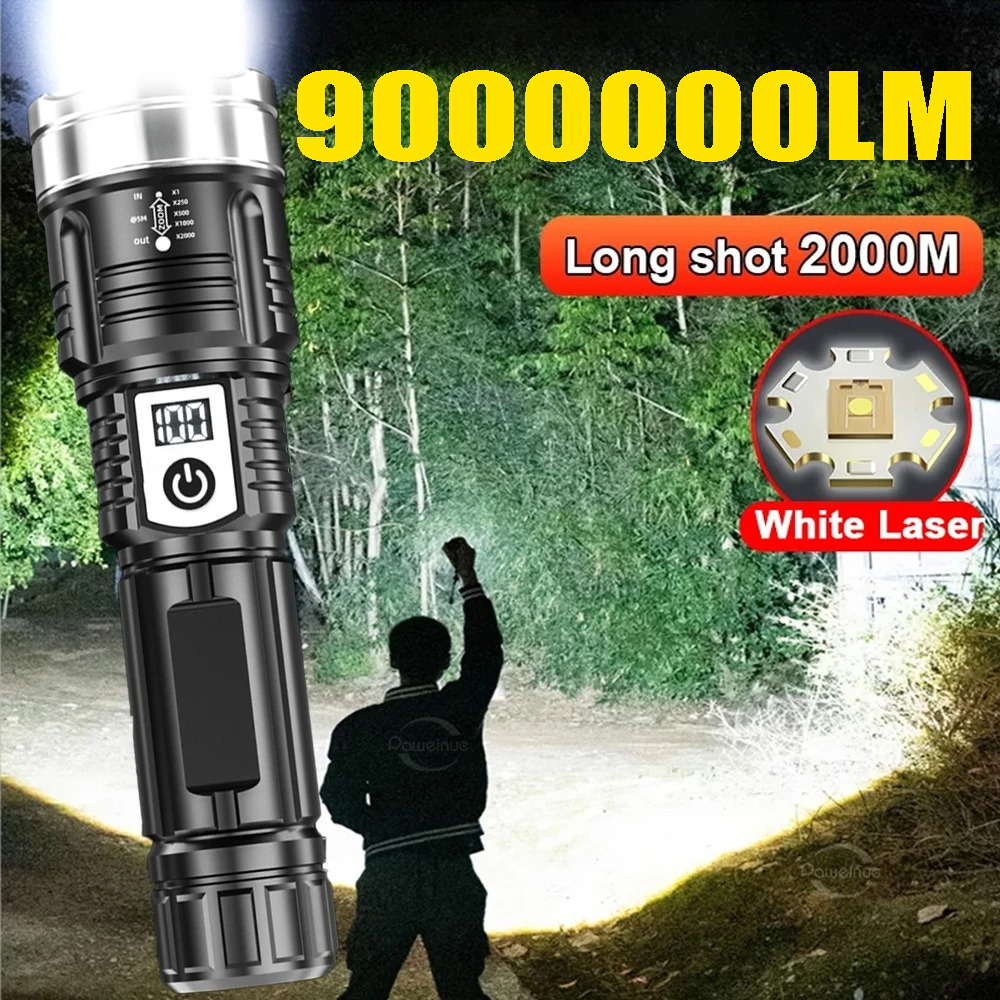 High Power 200000LM LED Flashl – обзор и цена Outdoor Power For Camping
