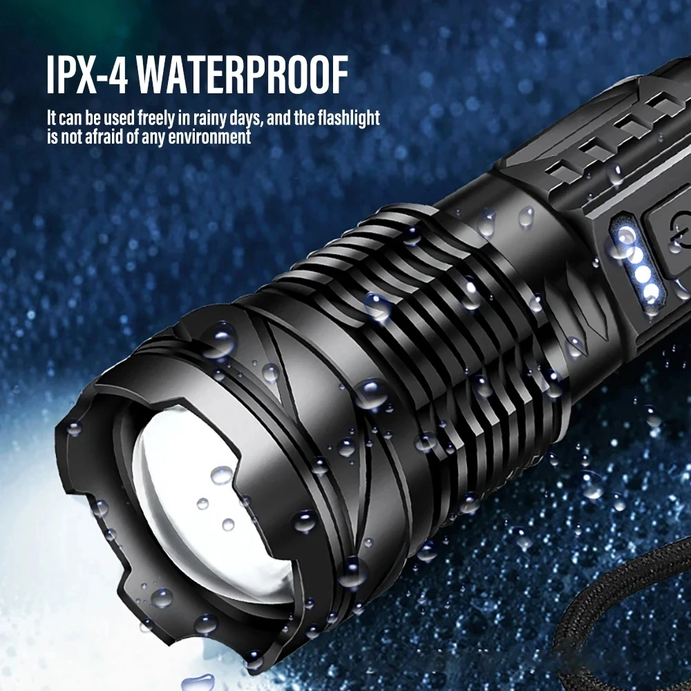 Powerful LED Flashlight Rechar – обзор и цена Outdoor Power For Camping