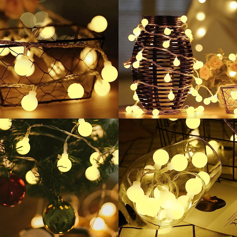 10M USB/Battery Power Ball LED – обзор и цена Outdoor Power For Christmas Lights