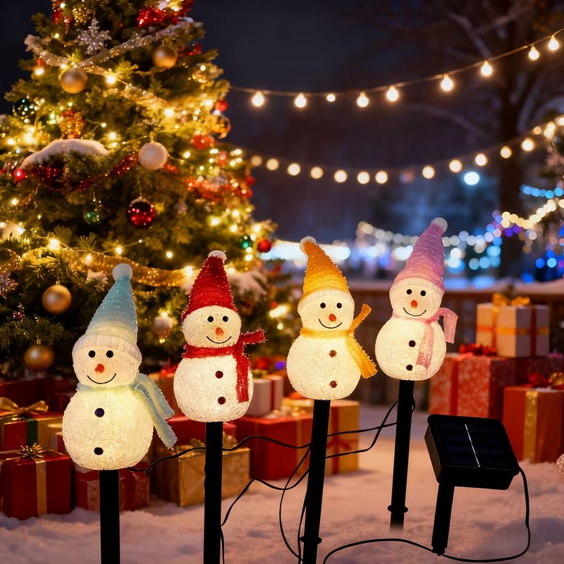 1-4PCS Christmas Solar Powered – обзор и цена Outdoor Power For Christmas Lights