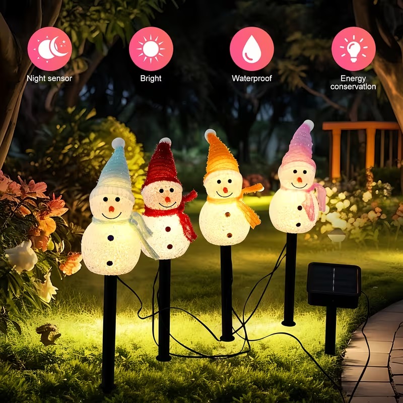 1-4PCS Christmas Solar Powered – обзор и цена Outdoor Power For Christmas Lights
