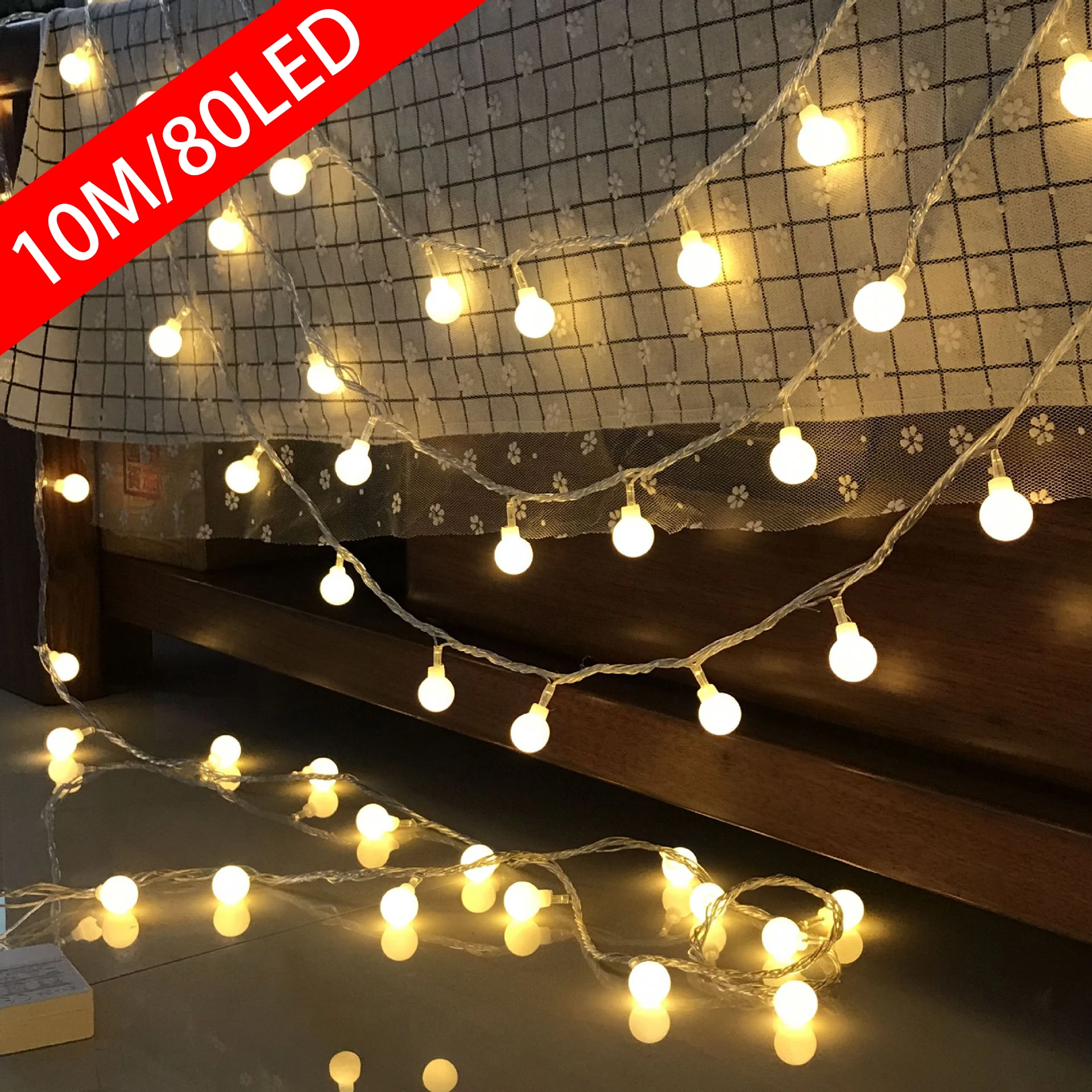 10M USB/Battery Power Ball LED – обзор и цена Outdoor Power For Christmas Lights