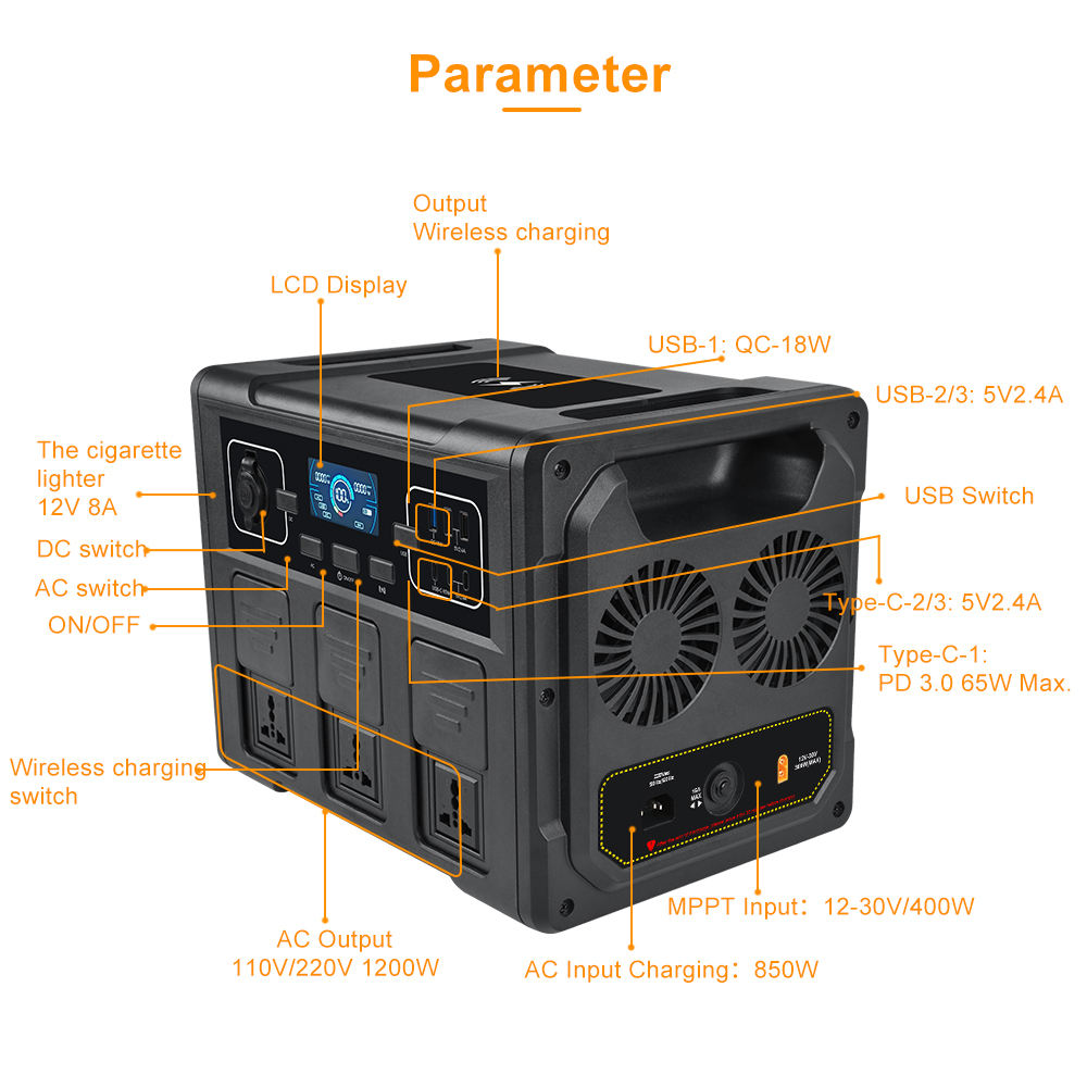 1200W Portable Solar Generator – обзор и цена Outdoor Power For Camping