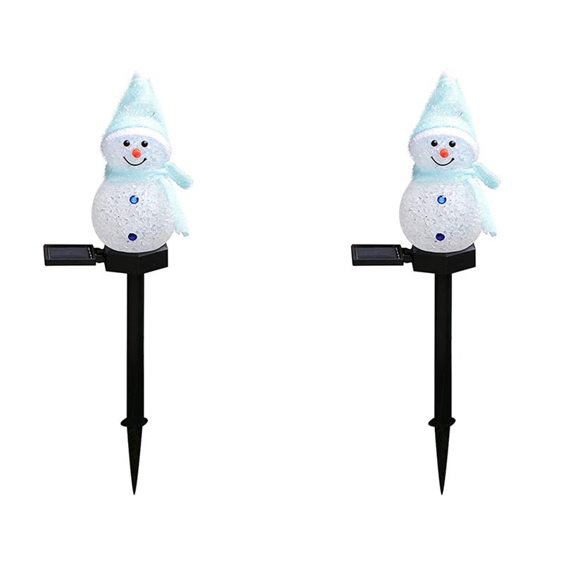 AA81-2X Snowman Solar Lights C – обзор и цена Outdoor Solar Power Xmas Lights