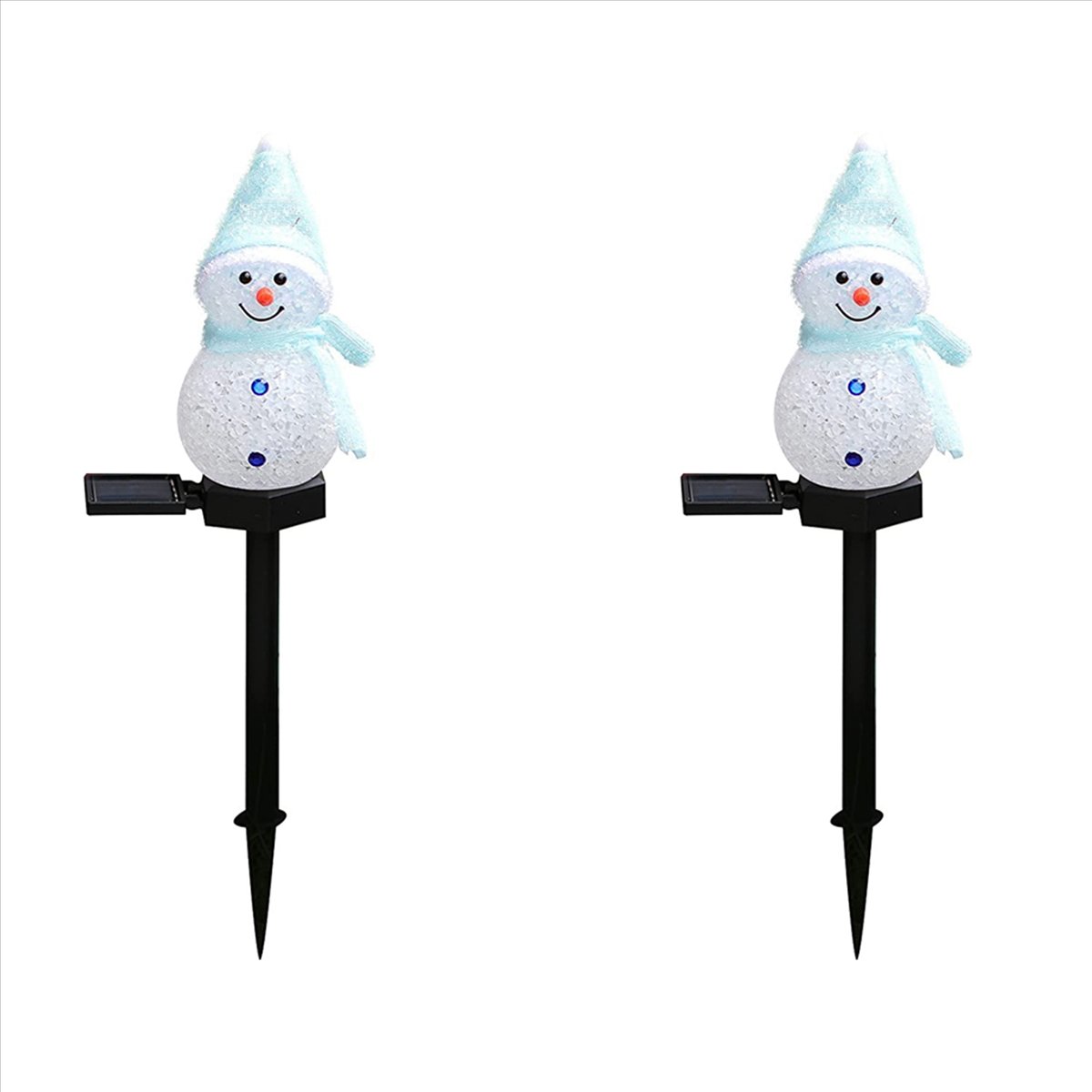 AA81-2X Snowman Solar Lights C – обзор и цена Outdoor Solar Power Xmas Lights
