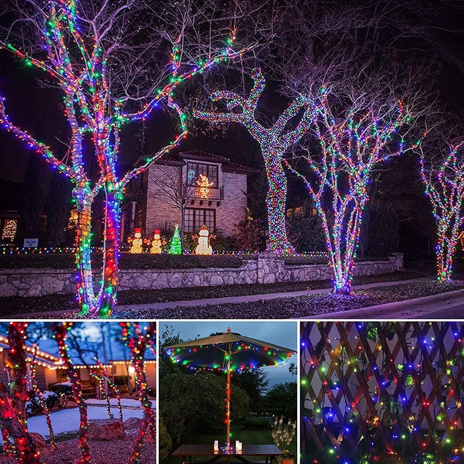 LED Solar String Lights 300LED – обзор и цена Outdoor Solar Power Xmas Lights