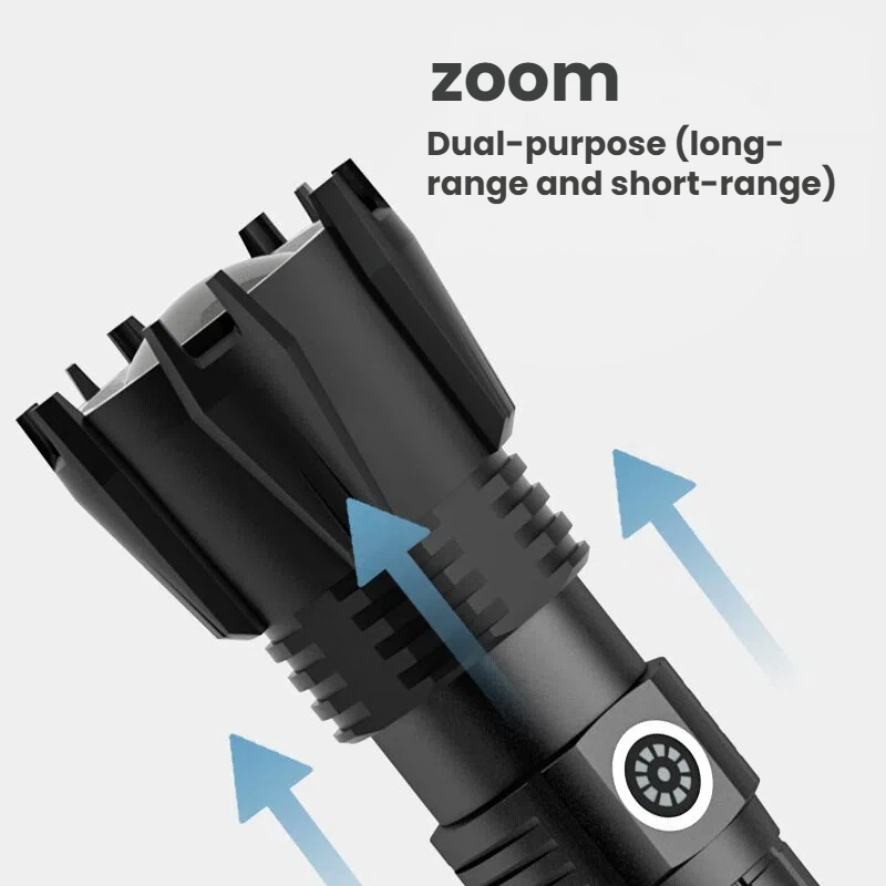 High-power P90 LED Flashlight  – обзор и цена Outdoor Power For Camping