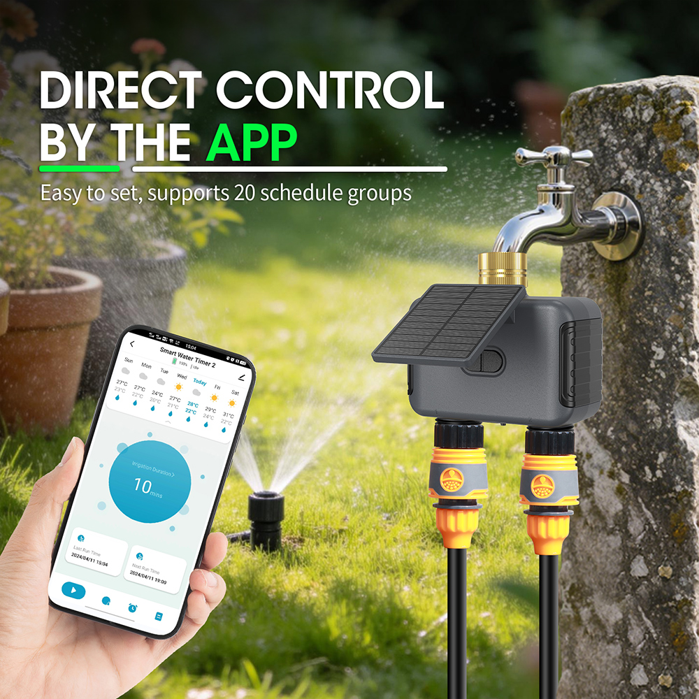 Solar-Powered WiFi Irrigation  – обзор и цена Power Zone Outdoor Timer