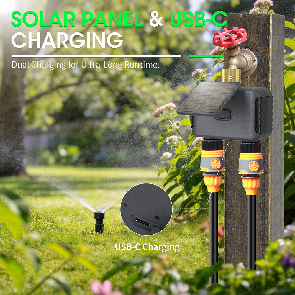 Solar-Powered WiFi Irrigation  – обзор и цена Power Zone Outdoor Timer