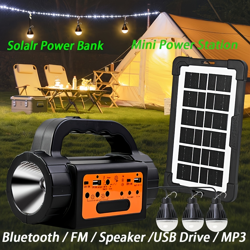 Solar Rechargeable Camping Lig – обзор и цена Outdoor Power For Camping