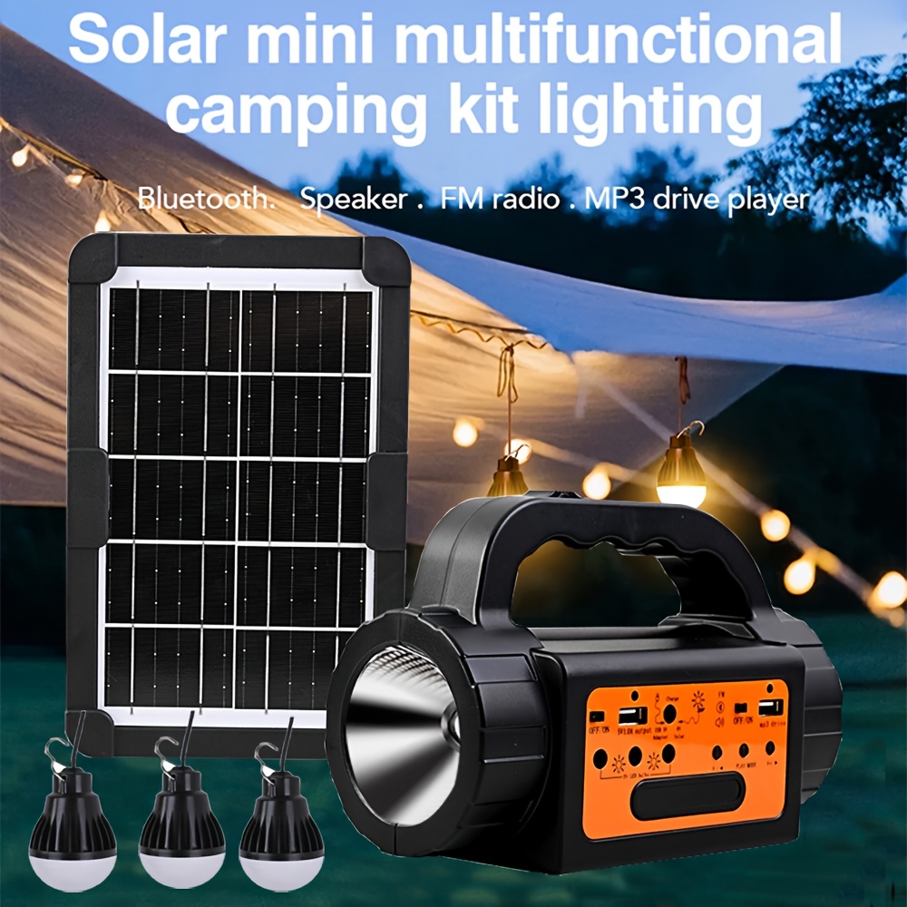 Solar Rechargeable Camping Lig – обзор и цена Outdoor Power For Camping
