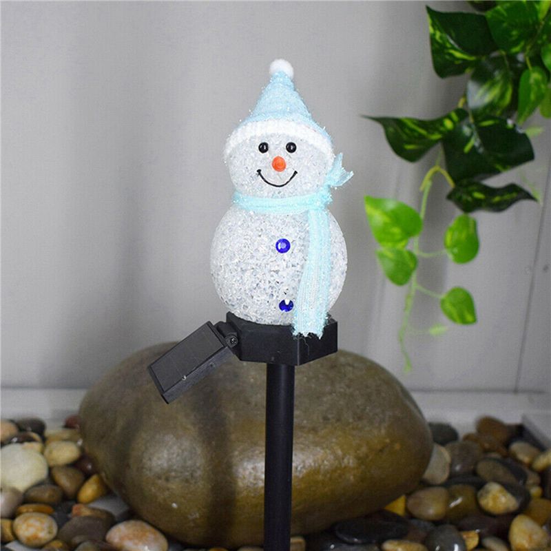 New 4X Snowman Solar Lights Ch – обзор и цена Outdoor Solar Power Xmas Lights