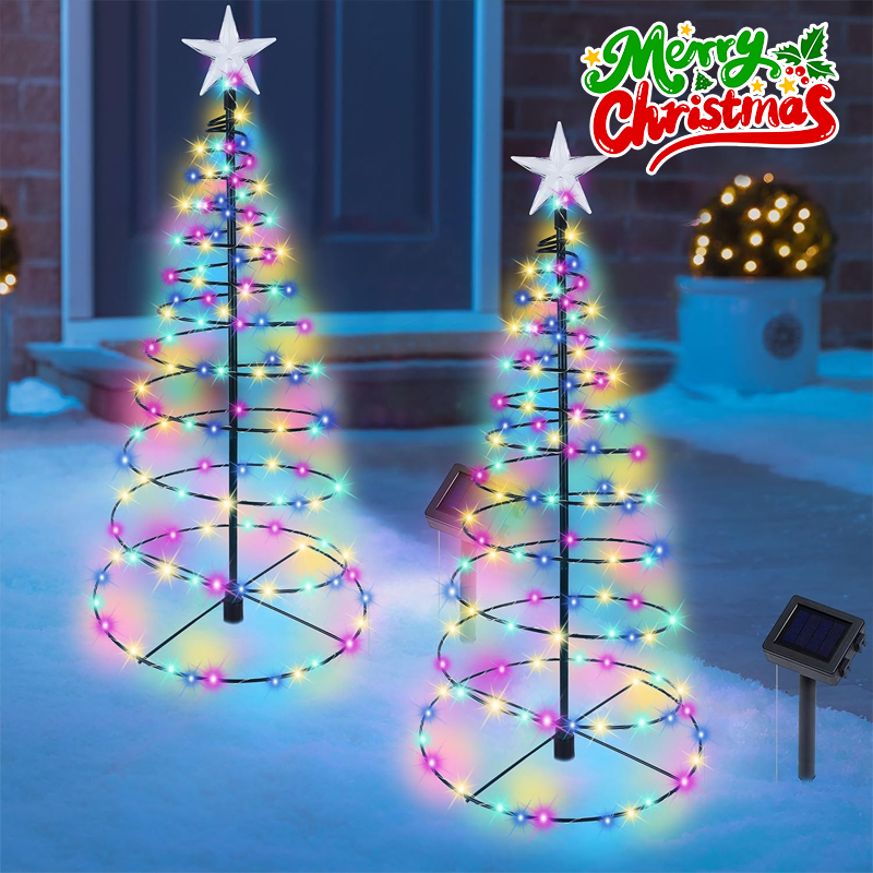 Solar Powered Christmas Tree L – обзор и цена Outdoor Power For Christmas Lights