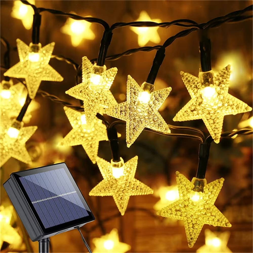 Outdoor Solar Powered Star Str – обзор и цена Outdoor Solar Power Xmas Lights