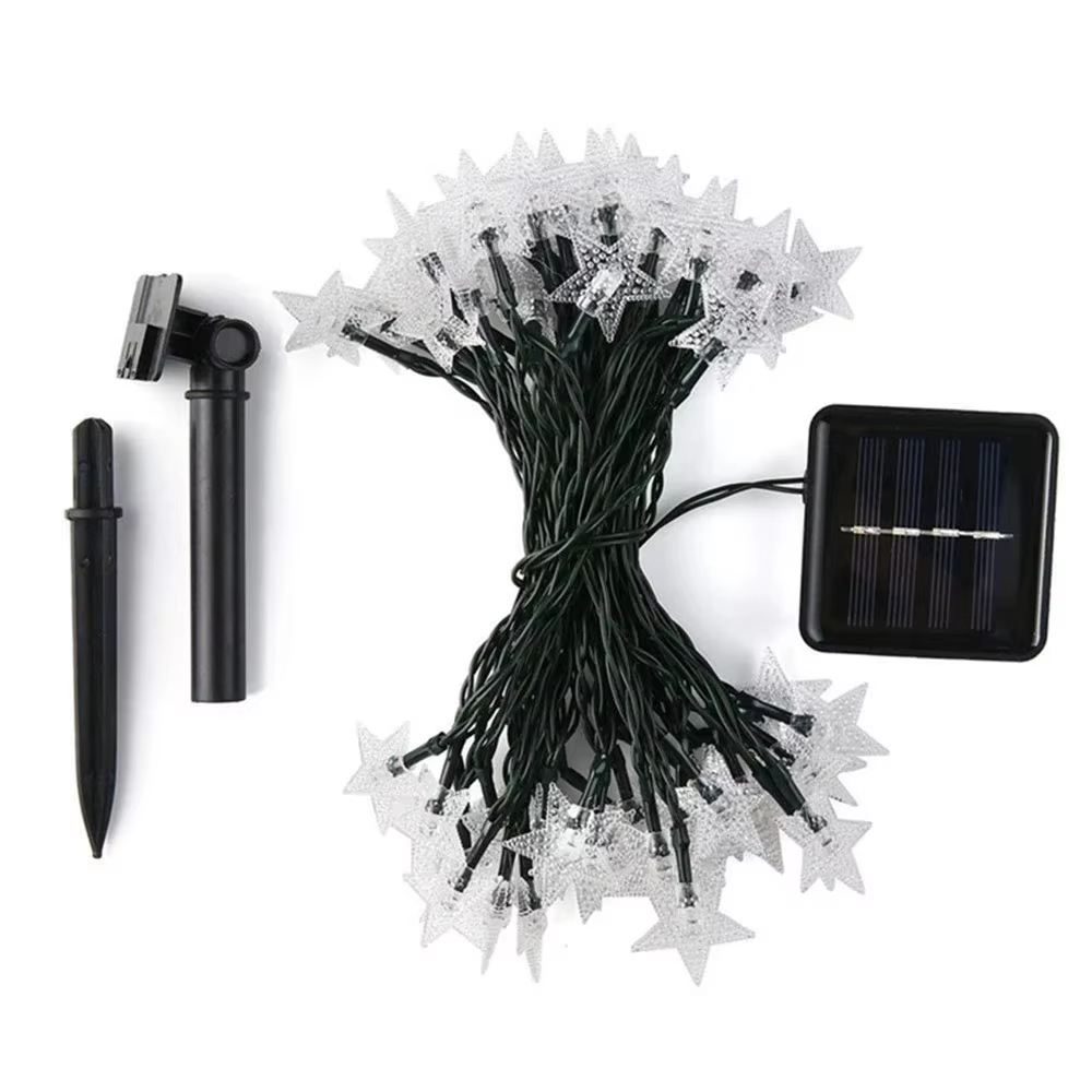 Outdoor Solar Powered Star Str – обзор и цена Outdoor Solar Power Xmas Lights