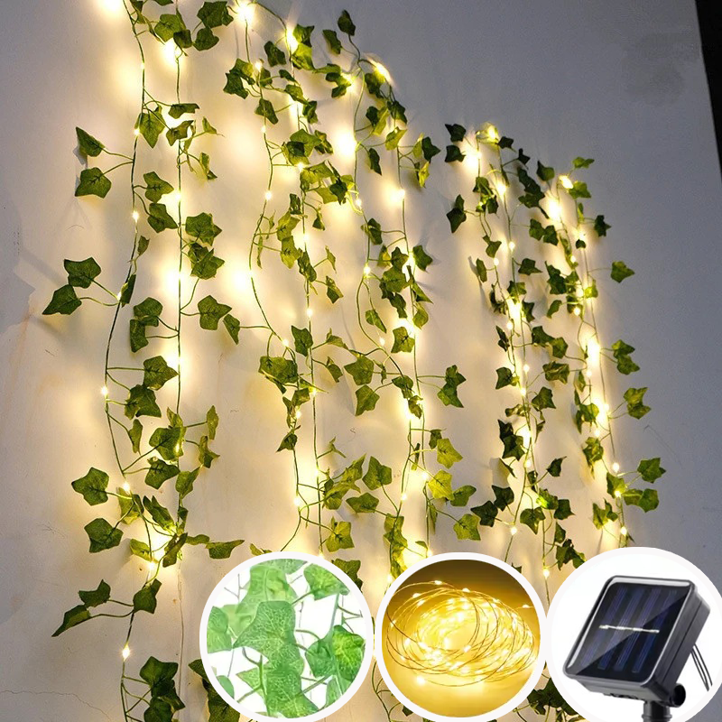 50/100 LED Solar Powered Artif – обзор и цена Outdoor Power For Christmas Lights