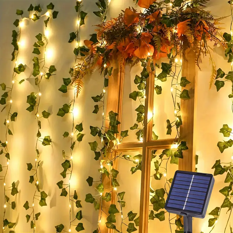 50/100 LED Solar Powered Artif – обзор и цена Outdoor Power For Christmas Lights