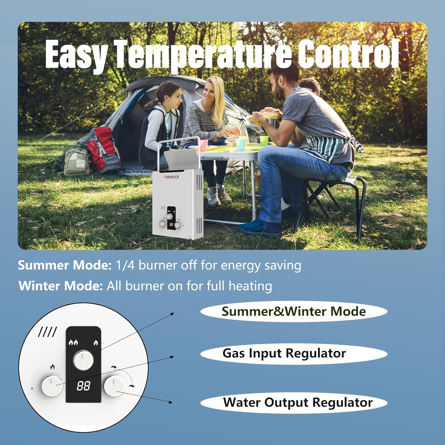 Portable Propane Water Heater  – обзор и цена Outdoor Power For Camping