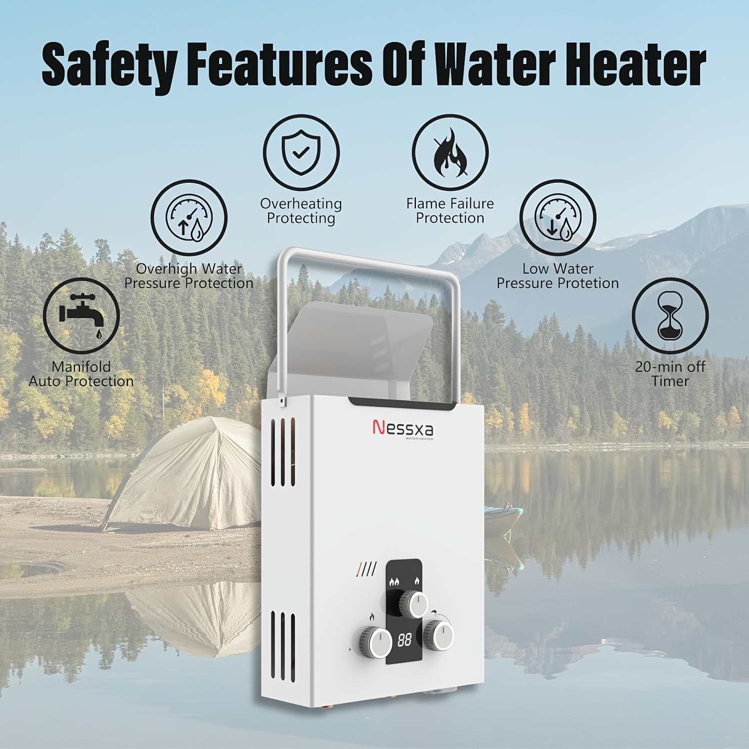 Portable Propane Water Heater  – обзор и цена Outdoor Power For Camping