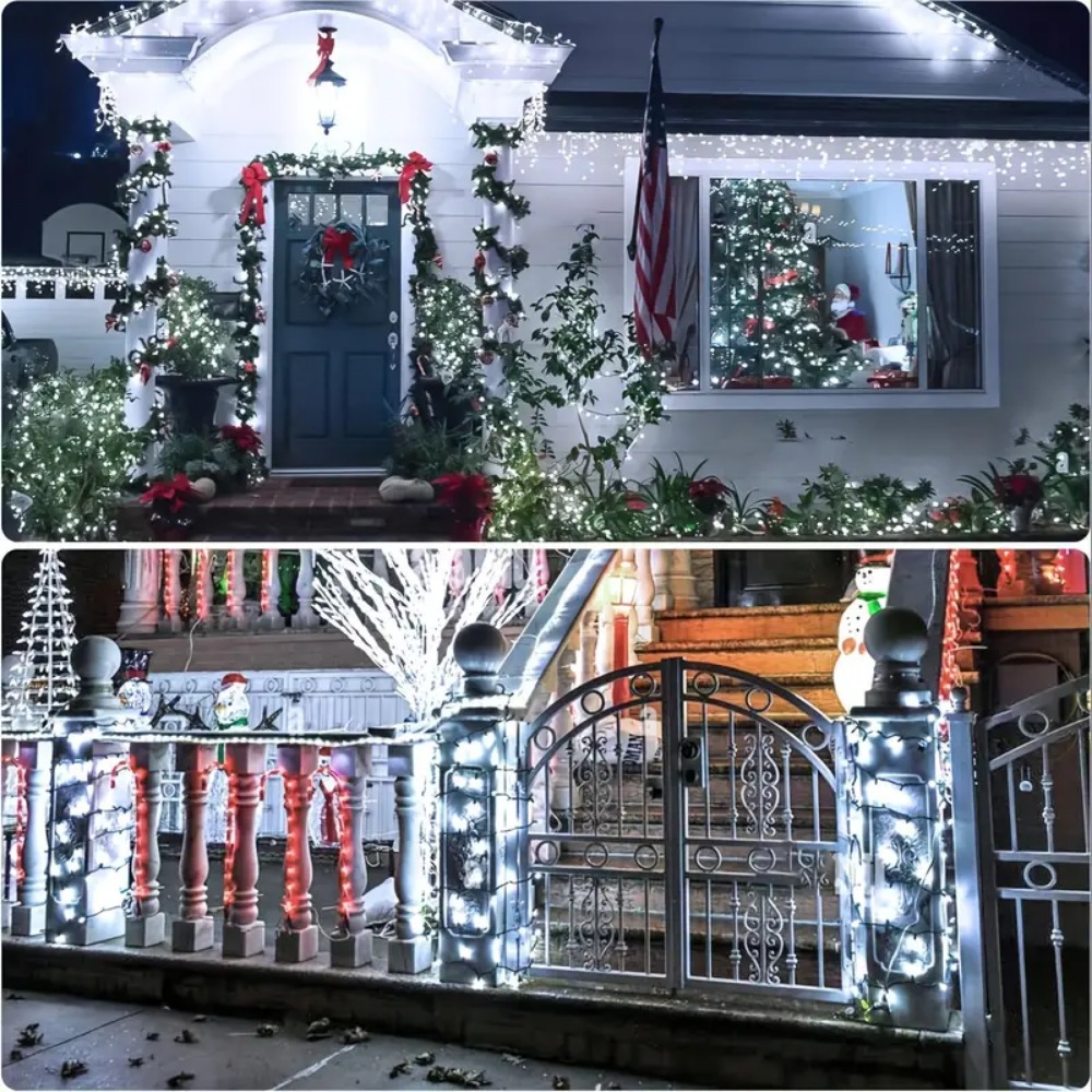 Solar Powered Outdoor String L – обзор и цена Outdoor Power For Christmas Lights