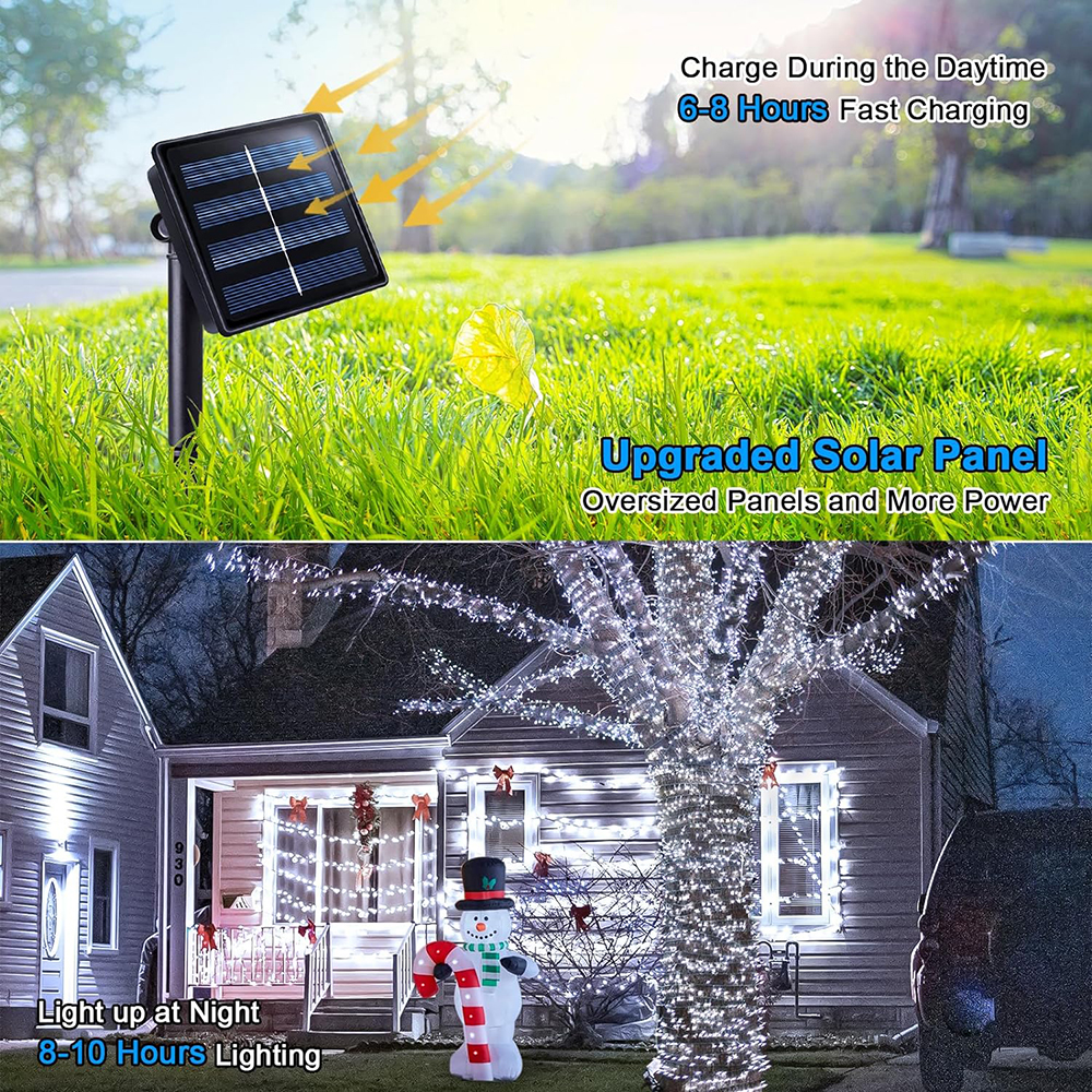 Solar String Lights Outdoor Wa – обзор и цена Outdoor Solar Power Xmas Lights