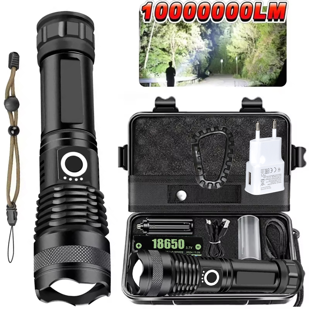 High Power LED Flashlight Rech – обзор и цена Outdoor Power For Camping