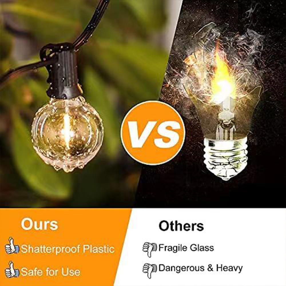 Outdoor 40LED G40 Bulbs Weddin – обзор и цена Outdoor Power For Christmas Lights