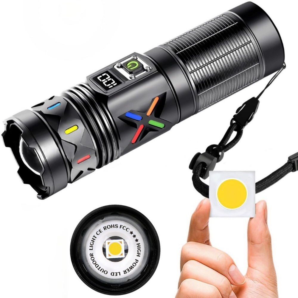 High Power LED Flashlight Tele – обзор и цена Outdoor Power For Camping