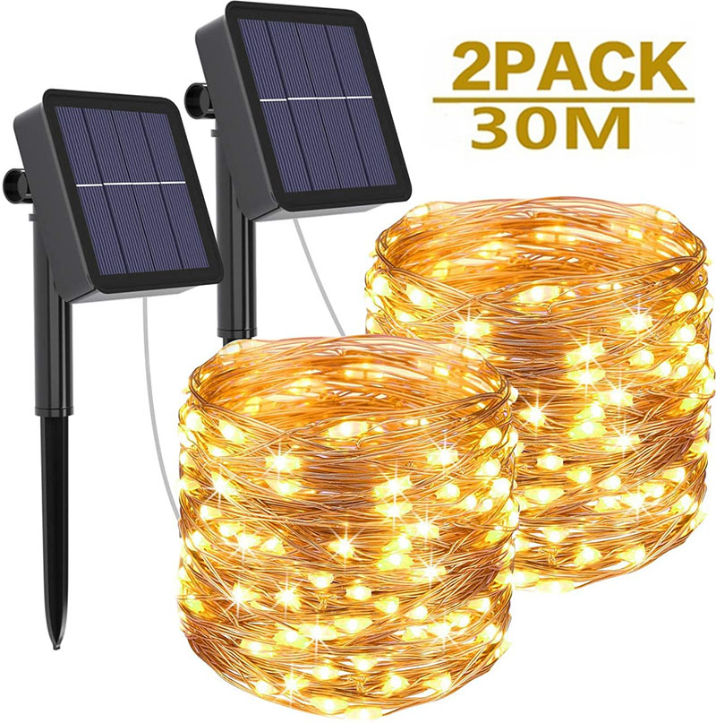 Outdoor Solar String Lights 1/ – обзор и цена Outdoor Solar Power Xmas Lights