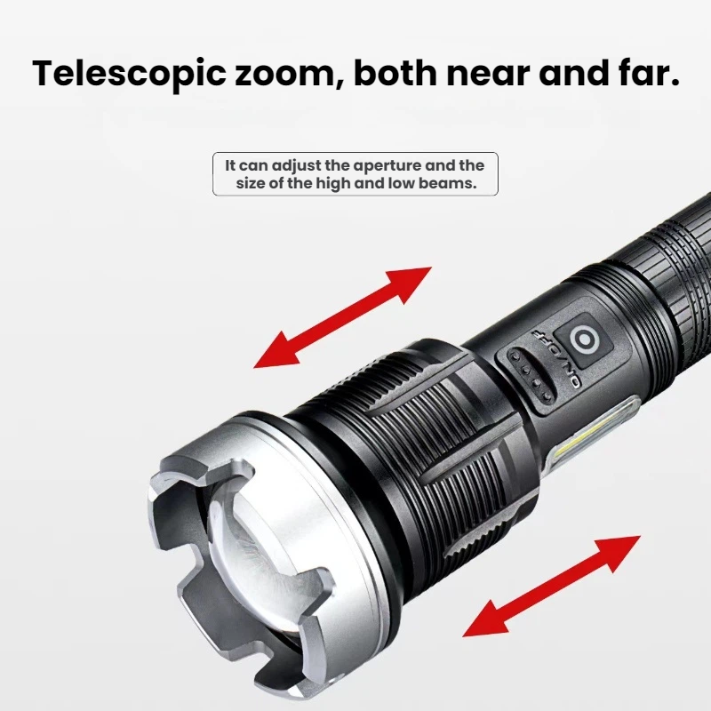 High-power LED Flashlight Tele – обзор и цена Outdoor Power For Camping
