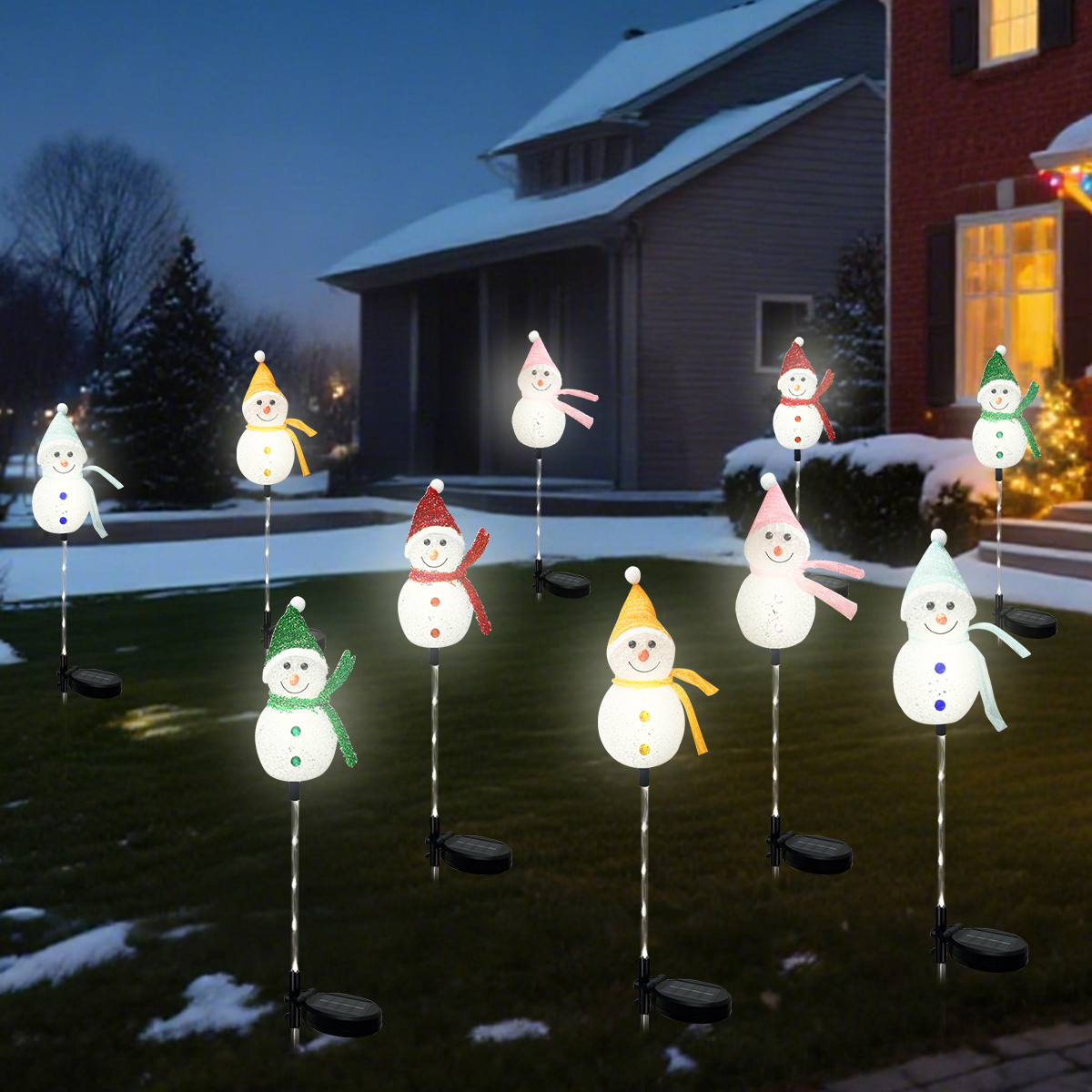 1PC Solar Powered Christmas Sn – обзор и цена Outdoor Solar Power Xmas Lights